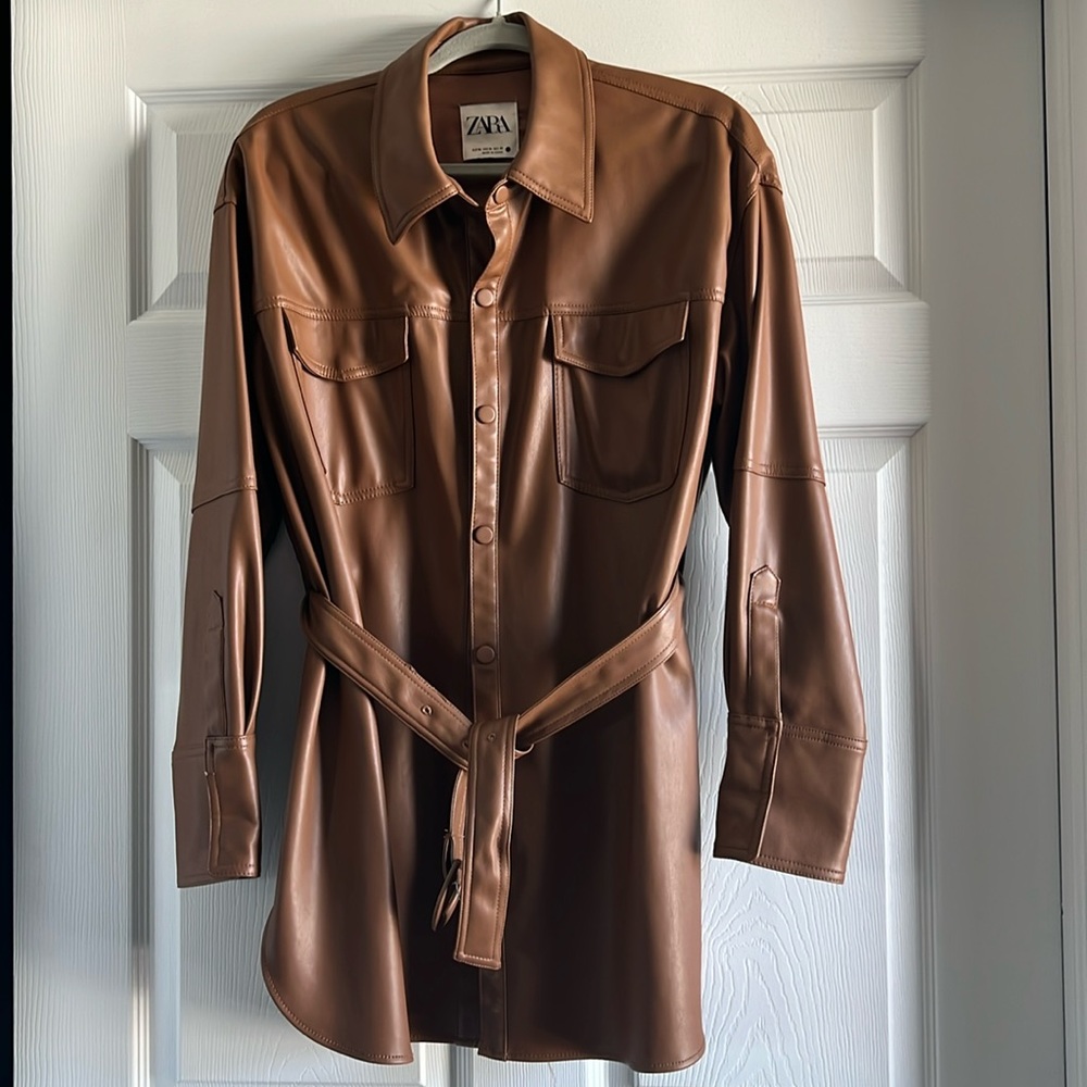 COPY - Zara faux leather jacket